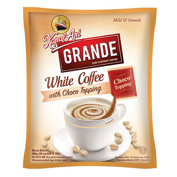 KAPAL API GRANDE WHITE COFFE BAG 20X20GR