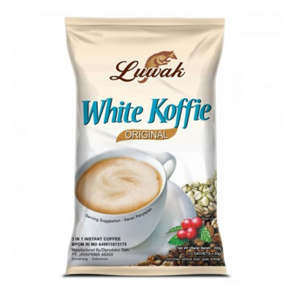 KOPI LUWAK WHITE KOFFIE 10SX20G