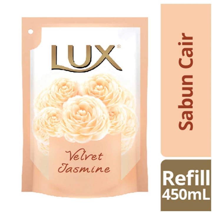 Lux Sabun Cair Velvet jasmine Refill 450ML
