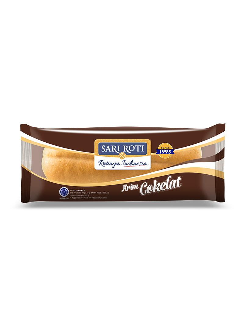 Roti Krim Cokelat