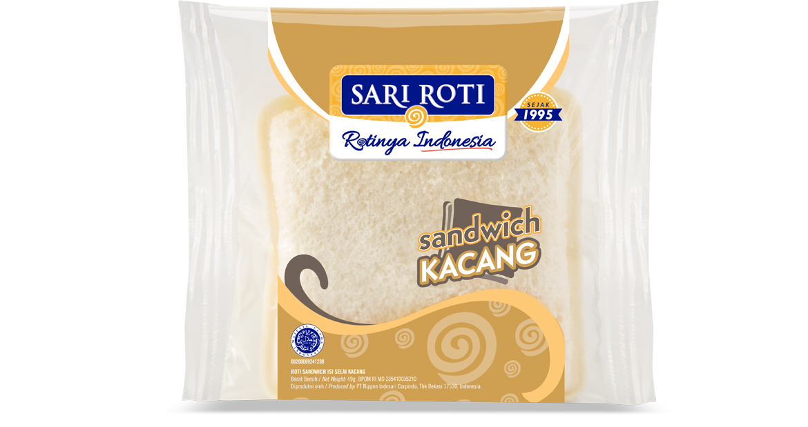 Roti Sandwich Kacang