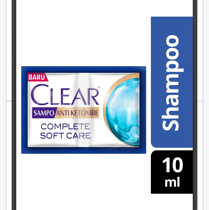 Shampo Sachet Clear Soft Care 10ML isi 10