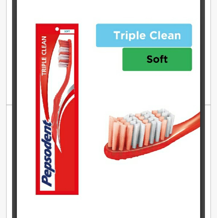 Sikat Gigi Triple Clean Soft